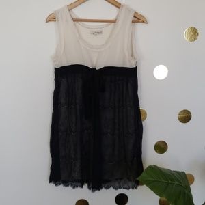 🔴lace bottom dress